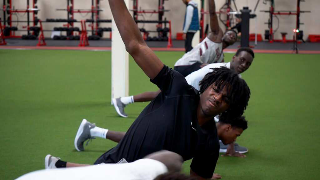 Ryan stretching